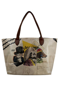 Women Vegan Leather Shoulder Bag - Awesome Weekender Design