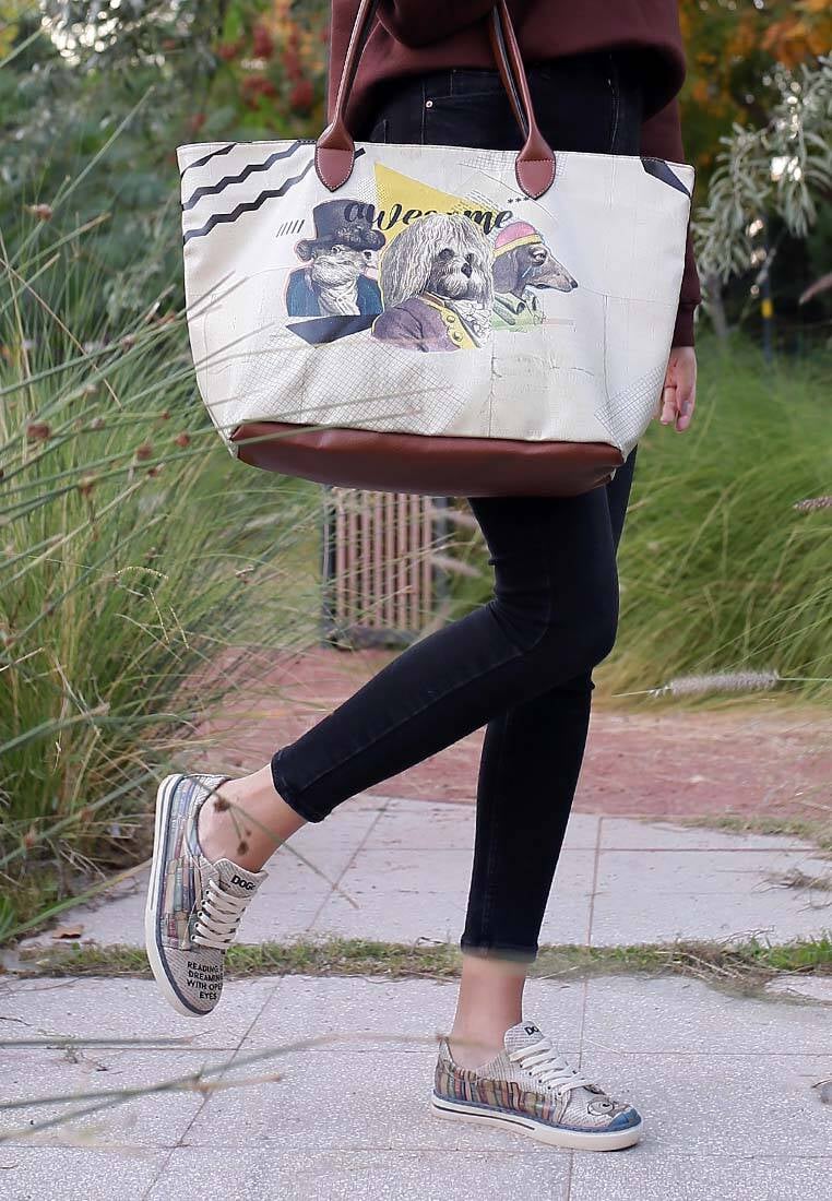 Women Vegan Leather Shoulder Bag - Awesome Weekender Design