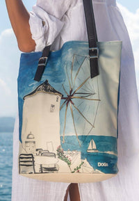 Women Vegan Leather Shoulder Bag - Meet Me Halfway Design