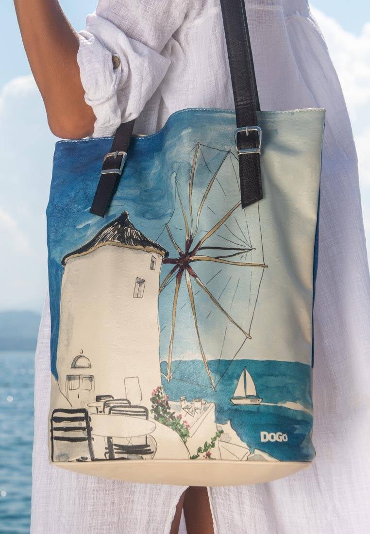 Women Vegan Leather Shoulder Bag - Meet Me Halfway Design