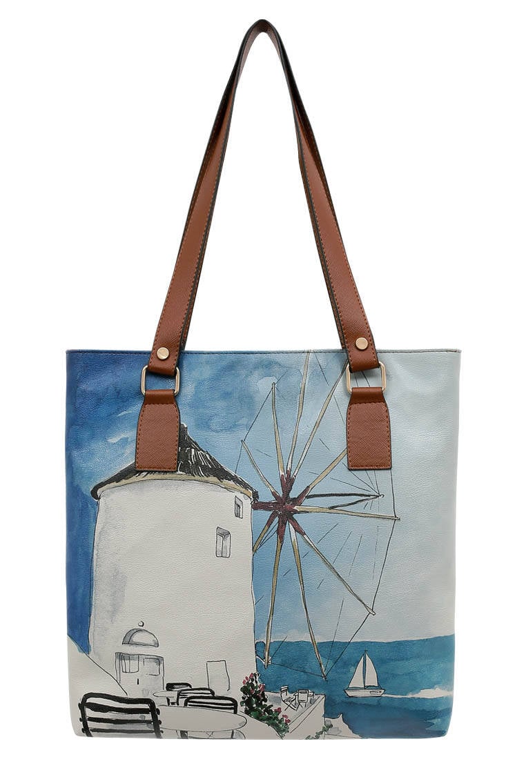 Women Vegan Leather Shoulder Bag - Meet Me Halfway Design