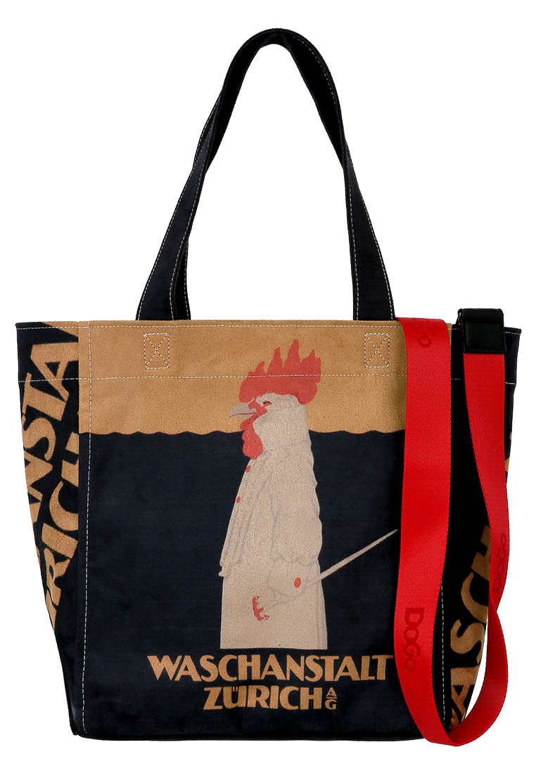 Women Vegan Leather Black Large Tote Bag - Outfit of The Day Design