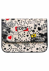 Women Vegan Leather Purse - Icon Design