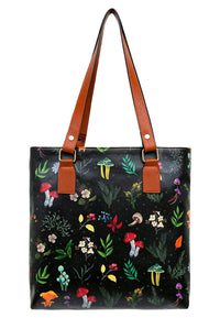 Women Vegan Leather Yellow Shoulder Bag - Hedge Hug Design