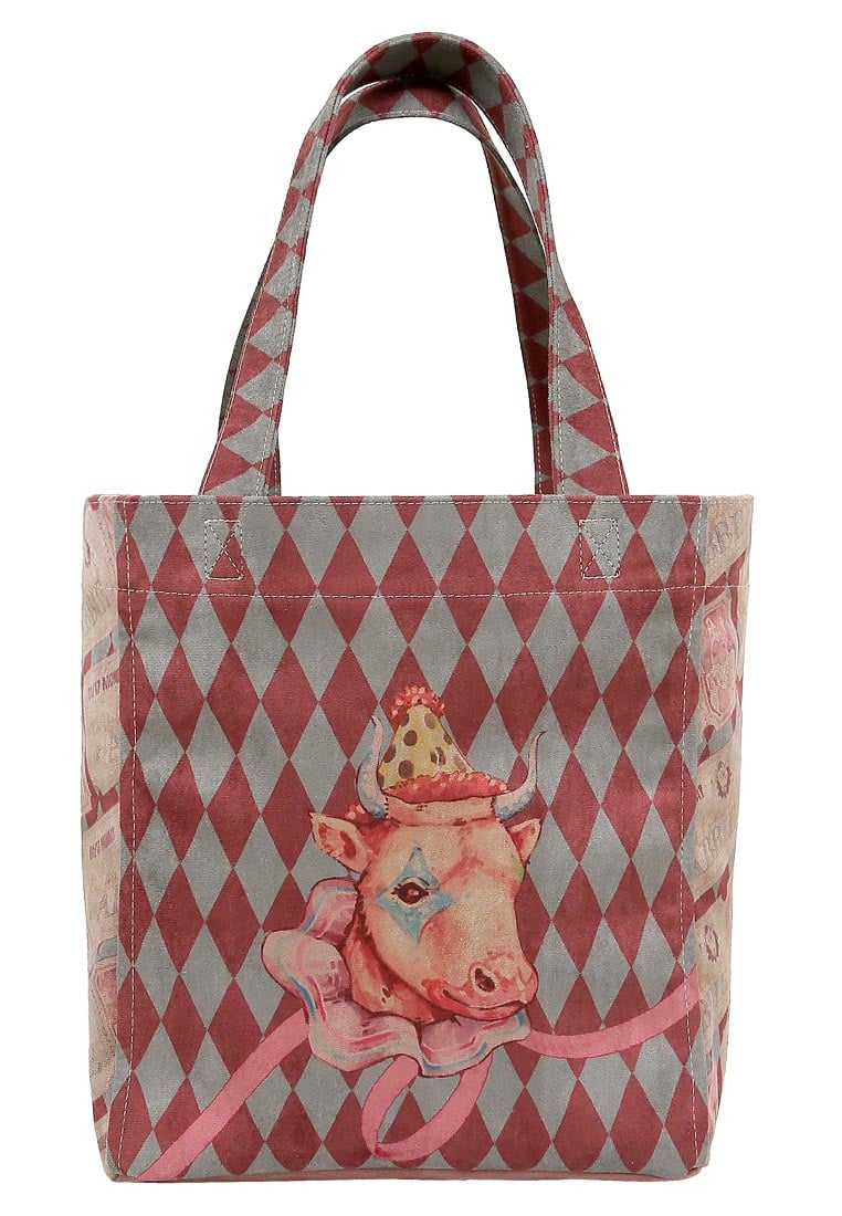 Women Vegan Multicolor Large Tote Bag - Abbie Design