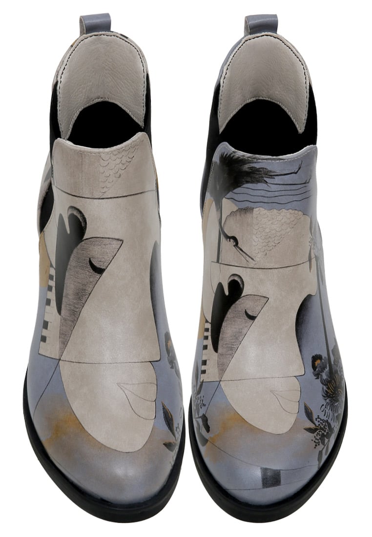 Women Vegan Leather Boots - Deep-thought-with-the-Deep Design