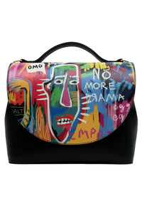 Women Vegan Leather Cream Purse - No More Drama Design