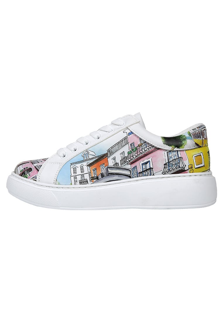 Women Vegan Leather White Sneakers - Lisboa Design
