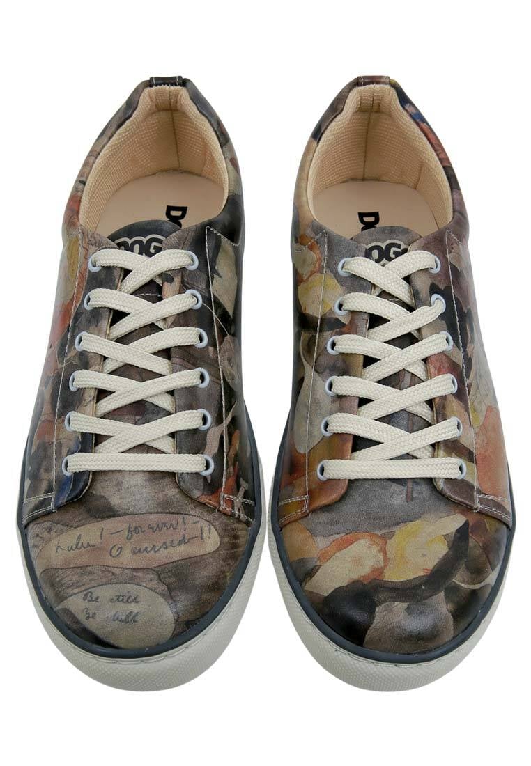 Men Vegan Leather Brown Sneakers - Be Still Design