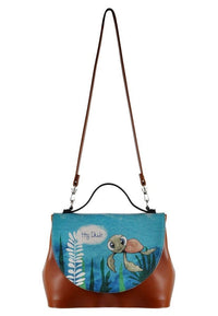 Women Vegan Leather Brown Purse - Caretta-Hey Dude Design