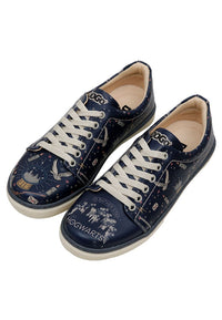 Women Vegan Leather Sneakers - Warner Bros Stay-at-Hogwarts Design