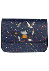 Women Vegan Leather Handbag - Warner Bros Stay-at-hogwarts Design