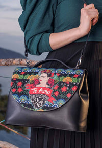 Women Vegan Leather Handbag - Te Amo Design